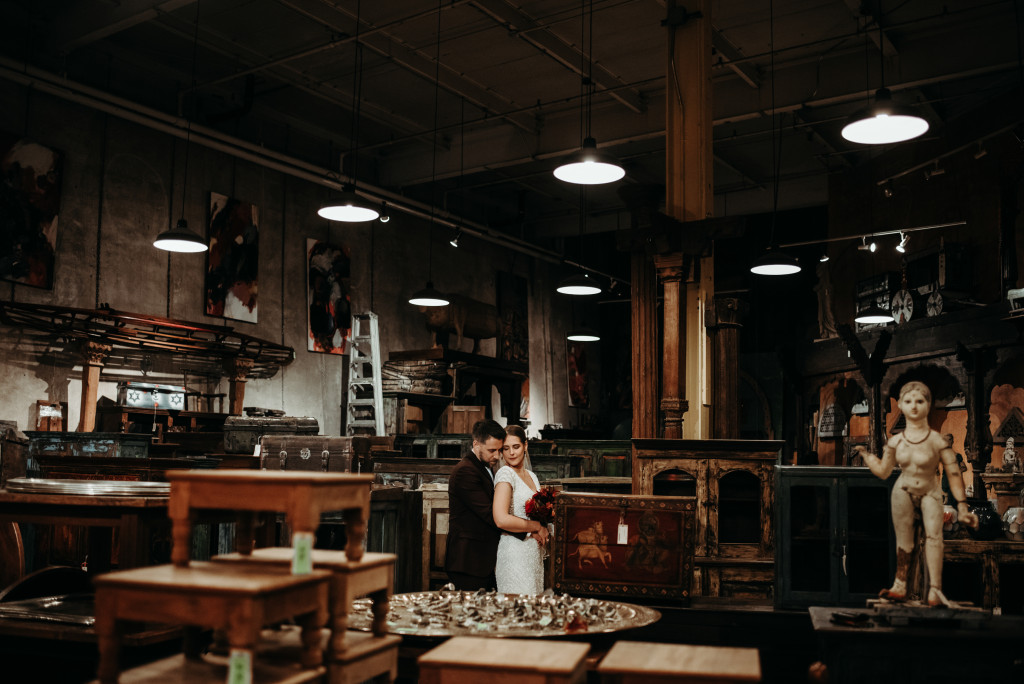 Eclectic Wedding at Material Culture by Iris and Echo Photography