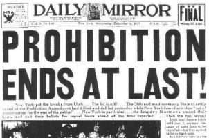 Prohibition Ends