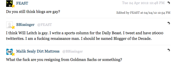 Buzz Bissinger Stops By Deadspin Comments: Calls Will Leitch Gay