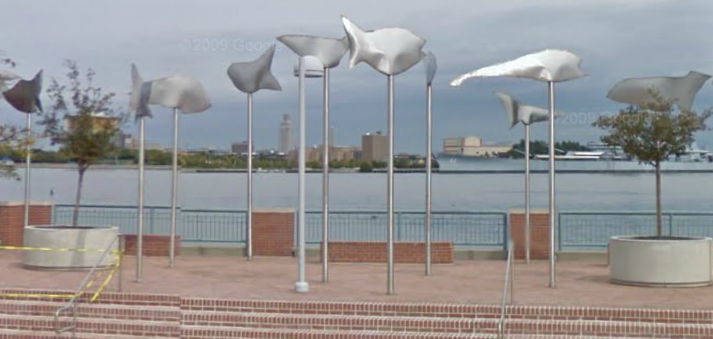 Ugly Public Art in Philadelphia: Open Air Sculpture at Penn's Landing