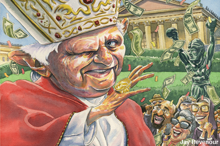 Pope Benedict is set to visit Philadelphia in 2015