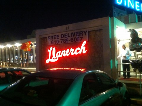 The Llanerch Diner.