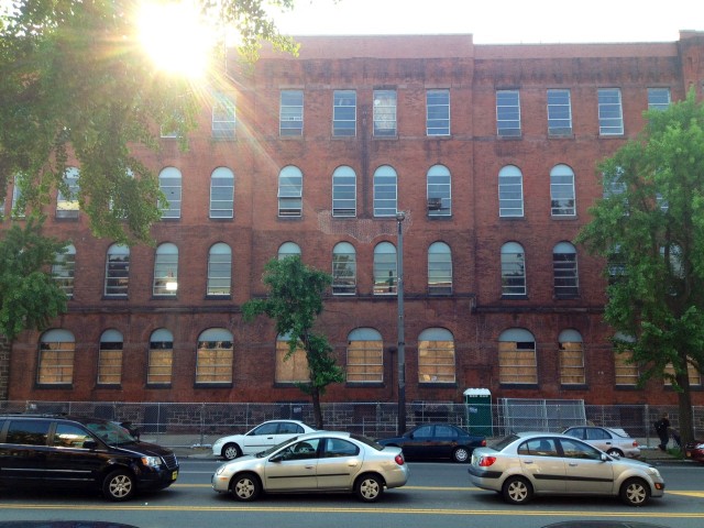 The Broad Street armory as seen a couple days ago.