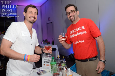 Brendan Walsh, co-founder of Mole Street Productions and Sam Brouwer, Catoctin Creek Distillery created a kosher cherry, orange Manhattan