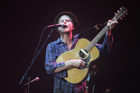Wesley Schultz of the Lumineers at XPoNential Music Festival 2013