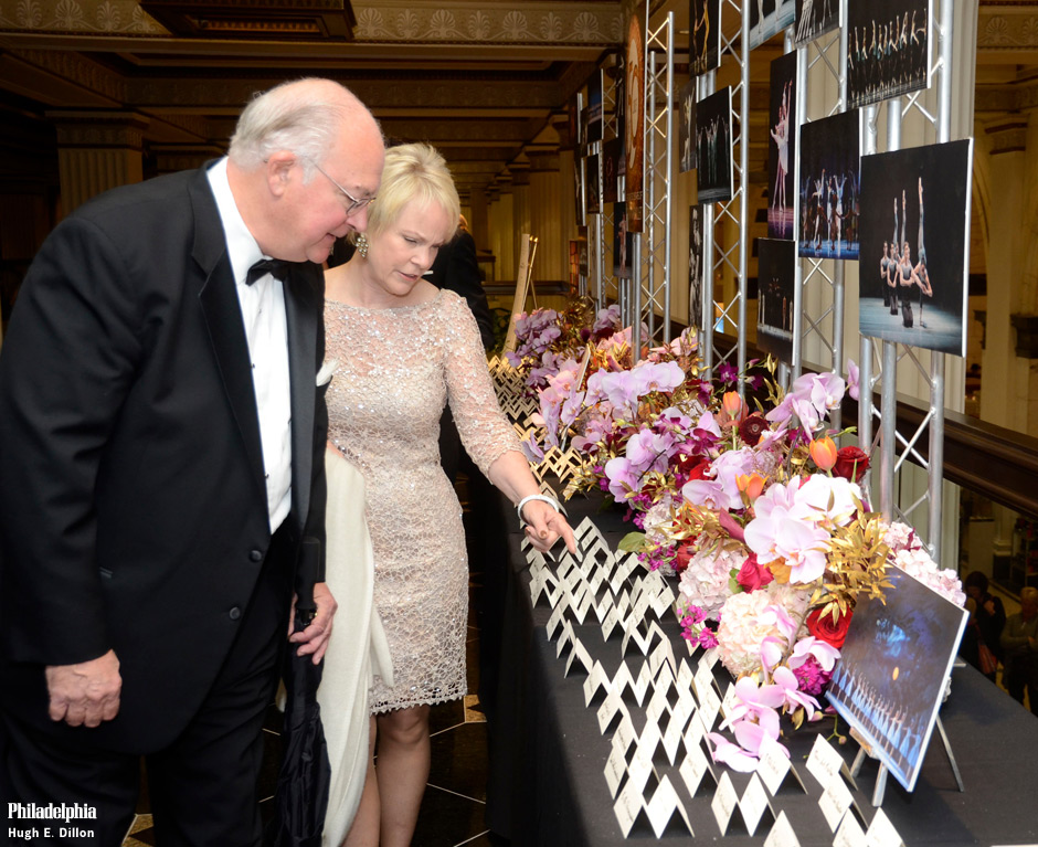 Pennsylvania Ballet opened its 50th anniversary season with a celebration of pure, luxurious beauty with the company premiere of George Balanchine's Jewels last week at the Academy of Music, and on Saturday they celebrated with their 50th anniversary gala at the Crystal Tea Room.