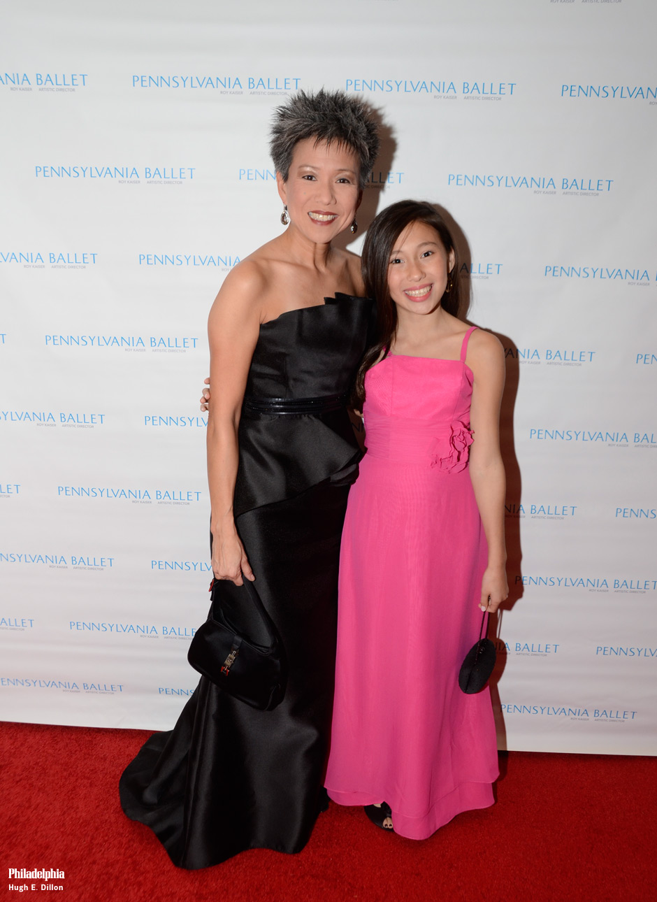 Susan Jin Davis and Sophia Malatesta. Sophia was so excited to experience her first gala.