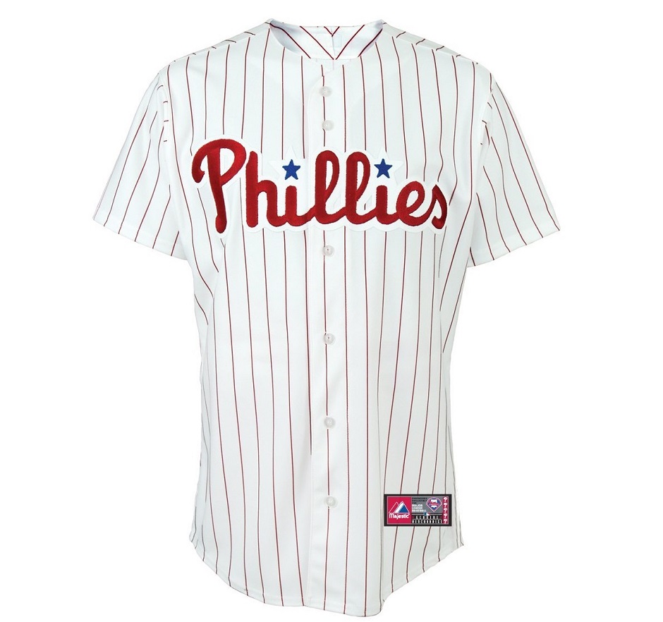 White Phillies home jersey