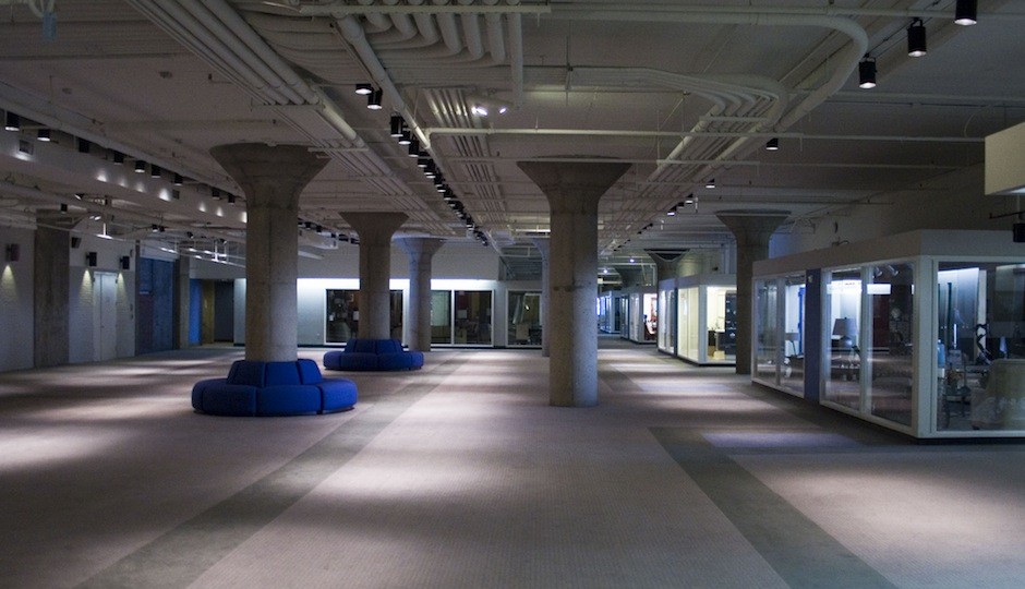 An interior shot of the Marketplace Design Center by MikeWebkist via Flickr.