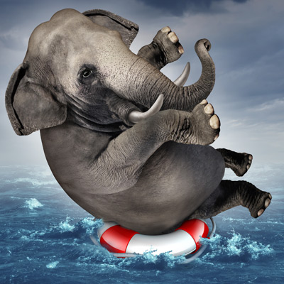 GOP Elephant sinking