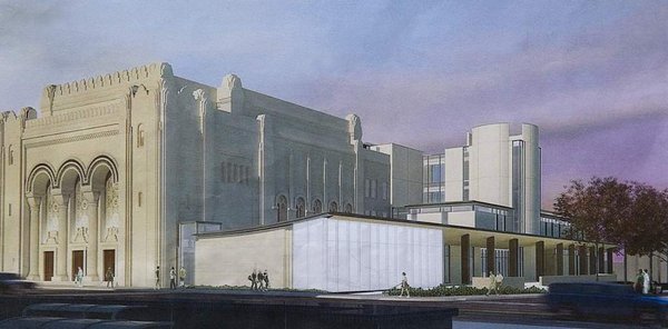The 2012 rendering of the Rodeph Shalom addition.