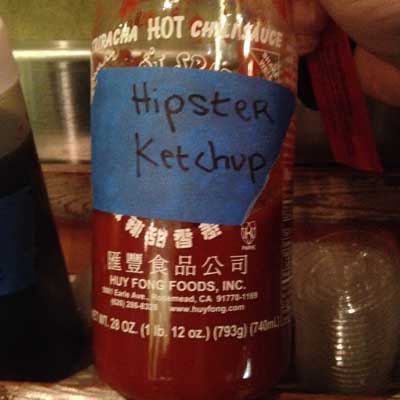 Wokworks - Sriracha is hipster ketchup