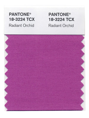 Pantone's 2014 Color of the Year is: Radiant Orchid! 
