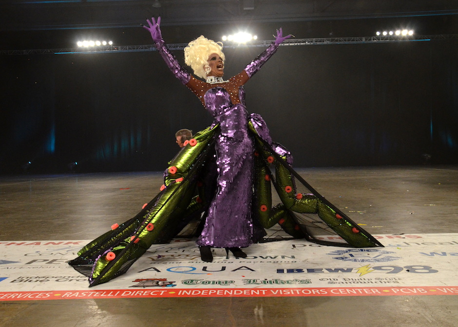 Drag diva Morgan Wells wins the title of Miss Fancy Brigade 2014. Photo courtesy of Patrick  Hagerty, 
