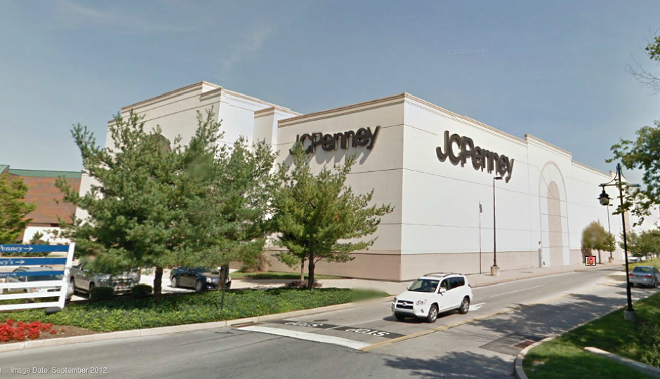 Screen shot of JCPenney at Exton Square Mall via Google Street View