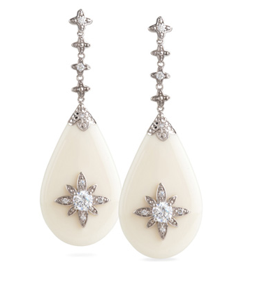Starburst earrings, on sale at Barbara Ellick, Narberth. 