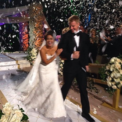 Sean and Catherine are married! Photo via Instagram/catherinegiudici.