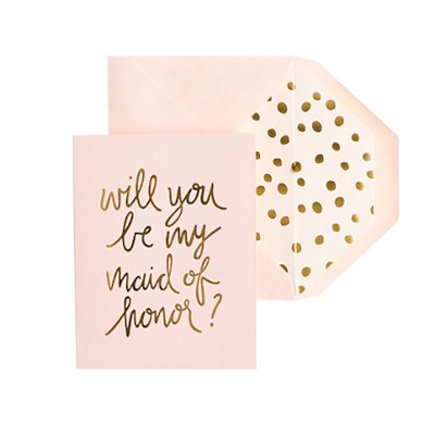 An adorable piece from J.Crew's new exclusive line of wedding stationery designed with Sugar Paper. 