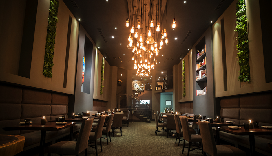 The main dining room at Avance. 