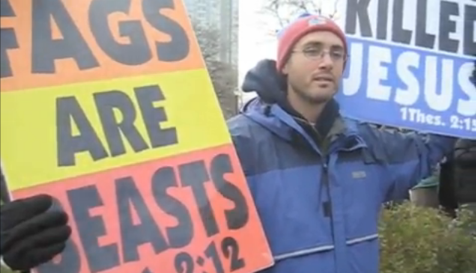 Fred Phelps' Westboro Baptist Church picketed Penn Campus in 2009.