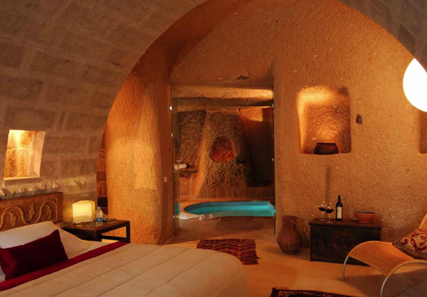 A suite at Argos in Cappadocia.