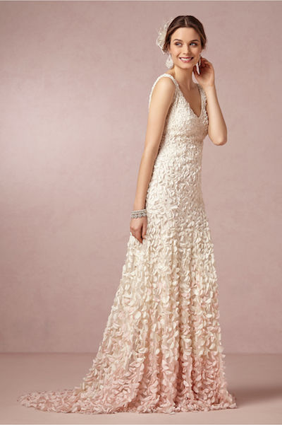 Try on BHLDN's Emma gown at the pop-up shop and trunk show at Anthroplogie next week! 