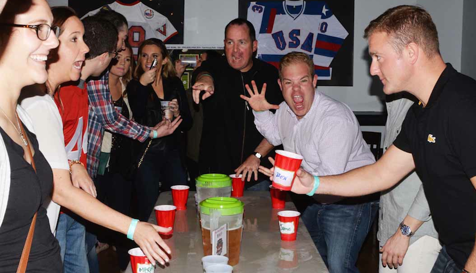 Testy scene from last year's Flip Cup Tournament. | Photo by HughE Dillon