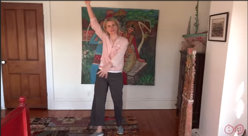Screen shot from Elizabeth Gilbert's epic house tour.