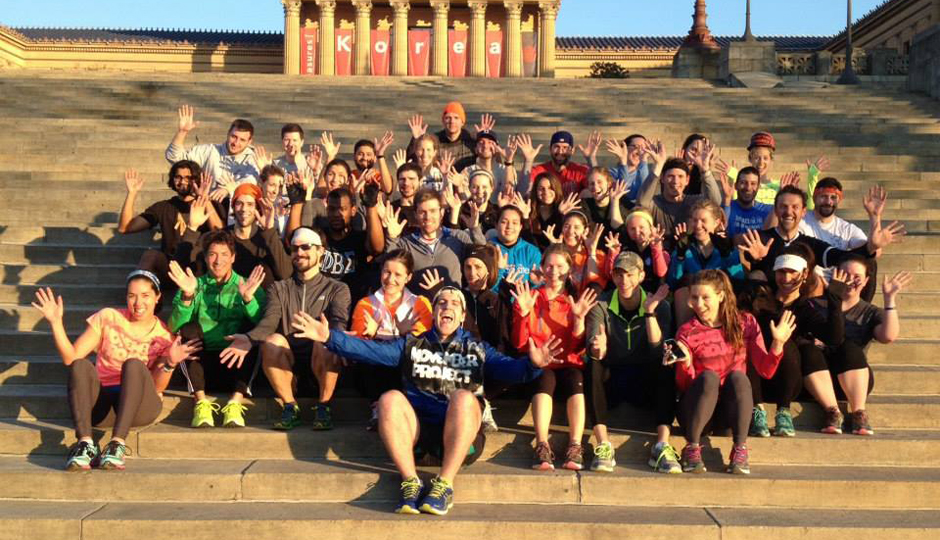Join the November Project crew for free workouts at the Art Museum every Wednesday // Photo via Facebook