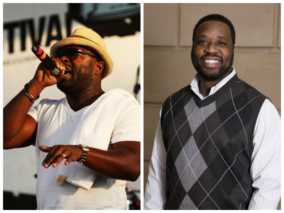 The Roots MC Black Thought (left) to team with Mural Arts on a new project honoring the life of Dr. Shawn White (right).