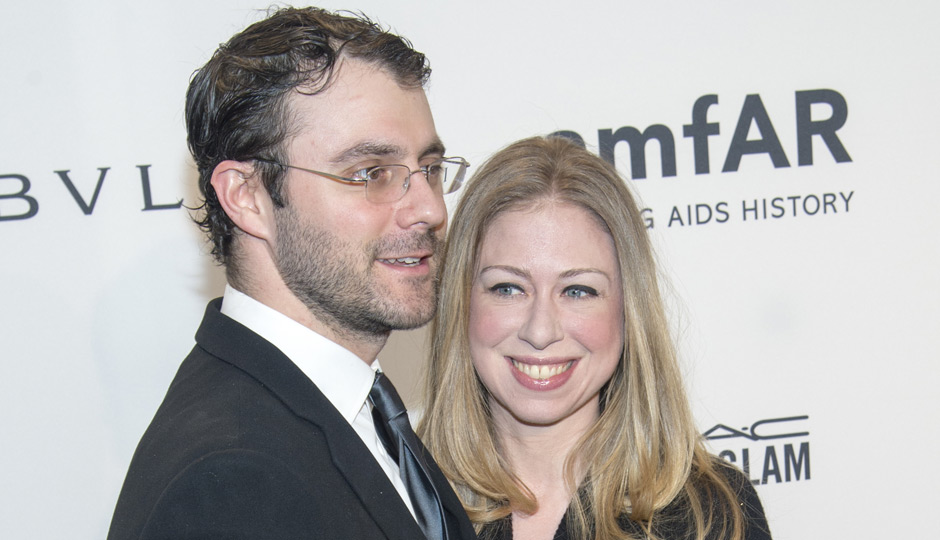 Marc Mezvinsky and Chelsea Clinton attend the 2014 amfAR New York Gala at Cipriani Wall Street on February 5, 2014, in New York City. Photo | Debby Wong, Shutterstock.com