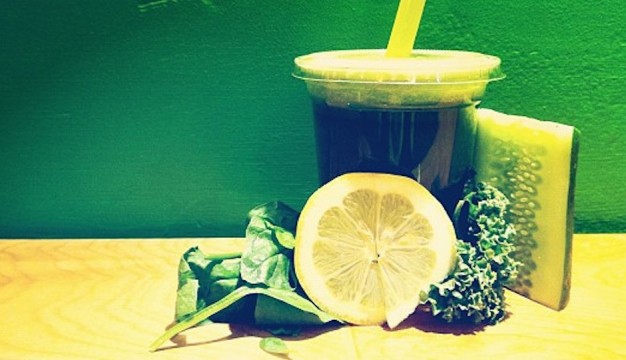 Yellow Juice Bar's green juice || Photo via Instagram