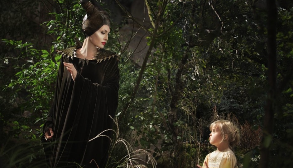Angelina Jolie and her daughter, Vivienne Jolie-Pitt, in "Maleficent."