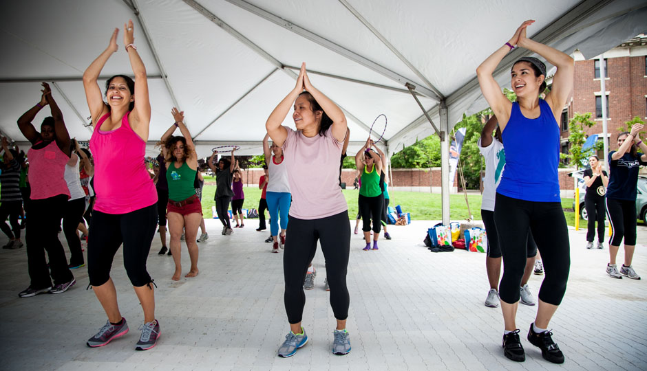 Ladies danced it up at last year's Be Well Philly Boot Camp! | Photo by JPG Photography