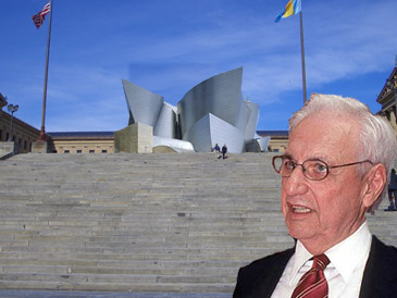 photo illustration of gehry and the art museum