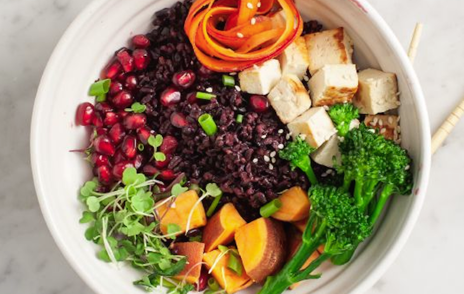 Chili Orange Veggie Bowl Pinned by With Food + Love
