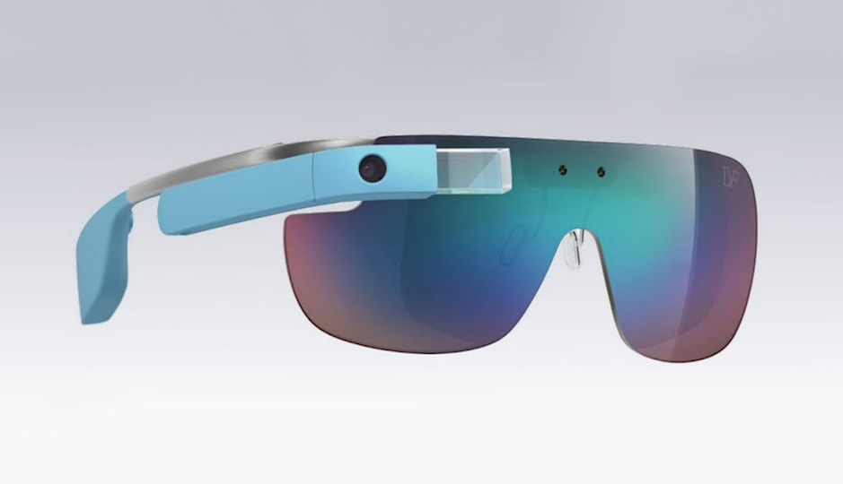 Diane von Furstenberg's version of Google Glass. 