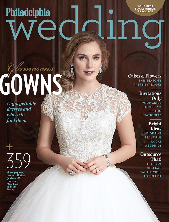 The fall/winter 2014 issue of Philadelphia Wedding will be on stands June 30. 