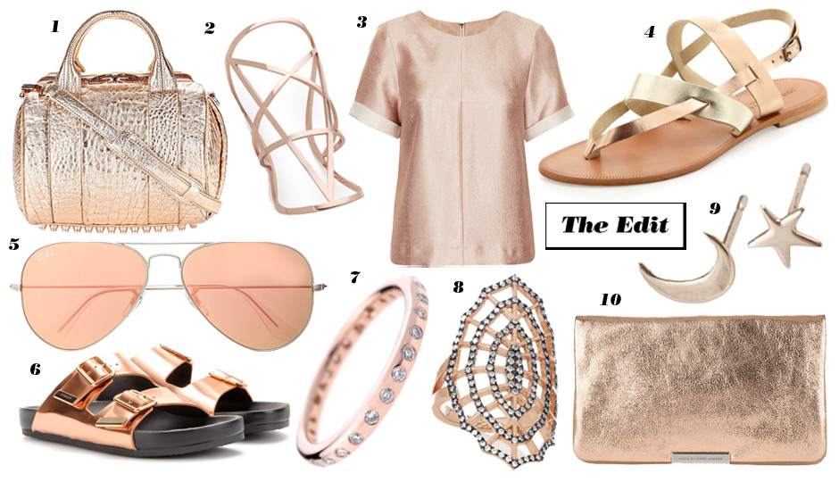rose gold outfits casual