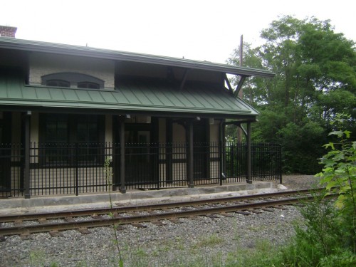Photo of renovated train station via Glassboroonline.com