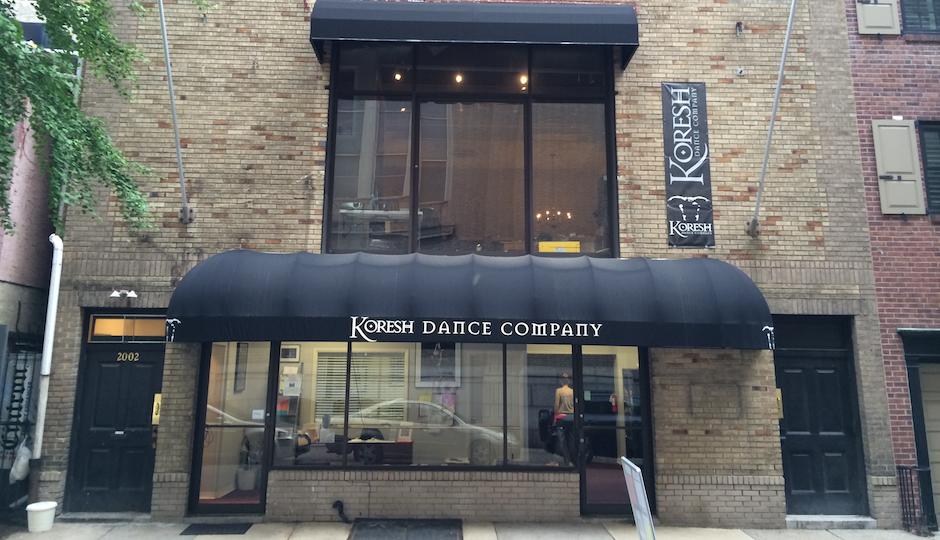 Koresh Dance Company's new permanent home at 2002 Rittenhouse. 