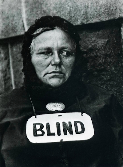 Paul Strand's "Blind Woman" (New York, 1936)