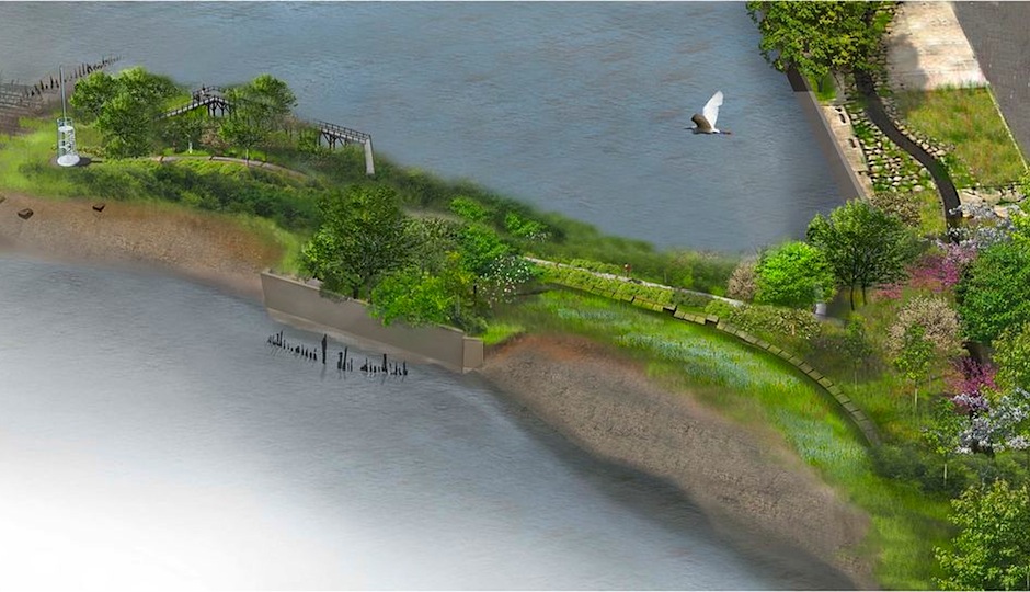 Photo courtesy of the >a href="http://www.delawareriverwaterfront.com/planning/development-projects/pier-53">Delaware River Waterfront Corporation.