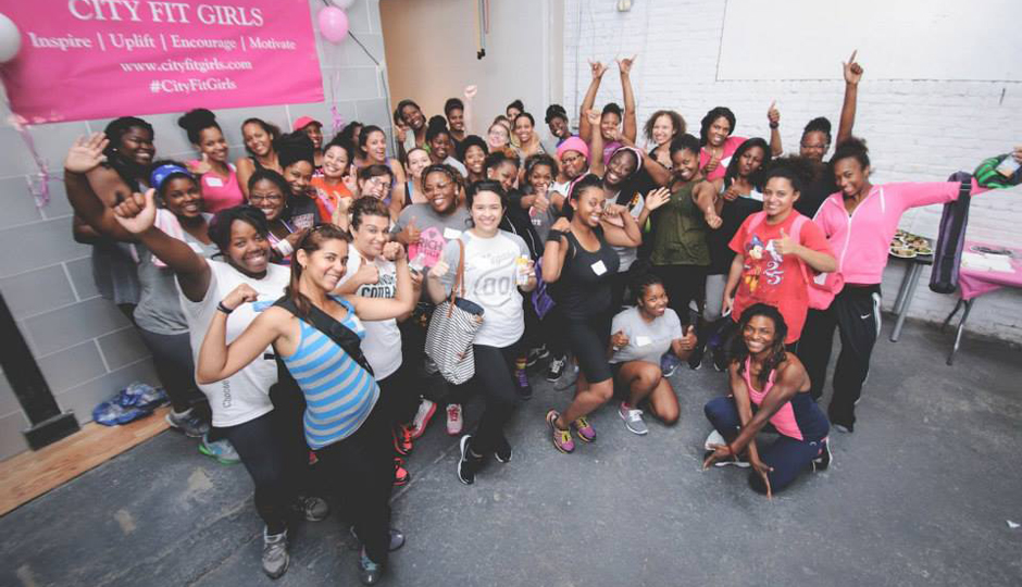 Attendees at last year's City Fit Girls FitRetreat | Photo by D. Burton Photography & Designs
