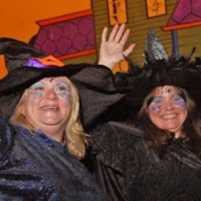 The witches of Linvilla Orchards don't look so scary, do they?