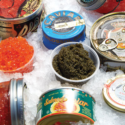 Caviar at NetCost Market | Photo by Michael Persico