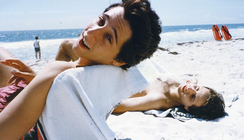 Joe Torsella and Nick Stuccio on Long Beach Island, 1985.