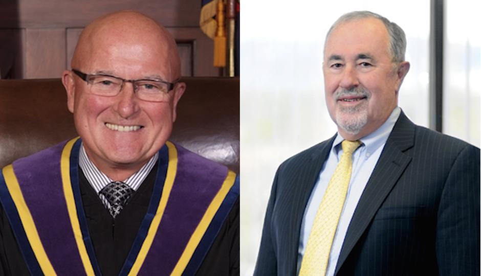 Seamus McCaffery and J. Michael Eakin, have both been connected with an ever-growing Harrisburg scandal concerning racy emails send between top government officials.