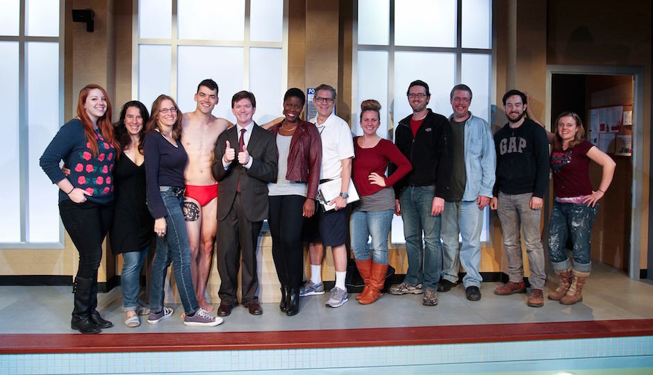 Cast, crew and staff of "Red Speedo." | Photo via Theatre Horizon Facebook