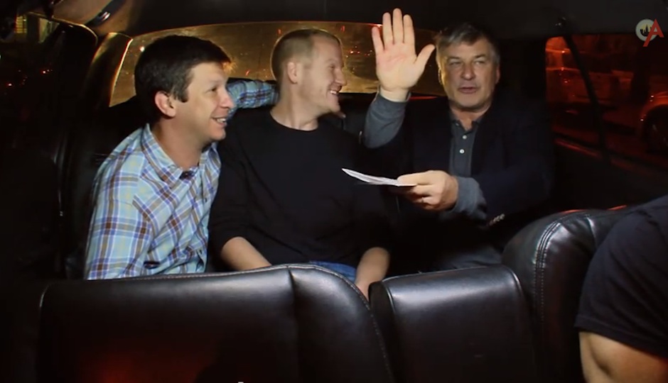 Alec Baldwin and couple Toby and Brian on Alec Baldwin's Love Ride.